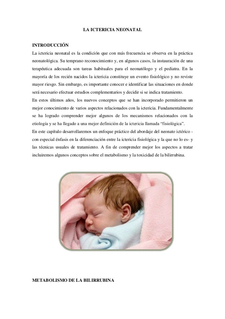 Cuanto tiempo dura la ictericia en recien nacidos